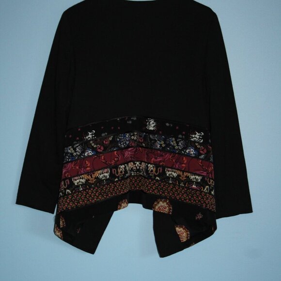 Coldwater Creek Multi Fabric Blazer Petite Medium Modest - Picture 11 of 16